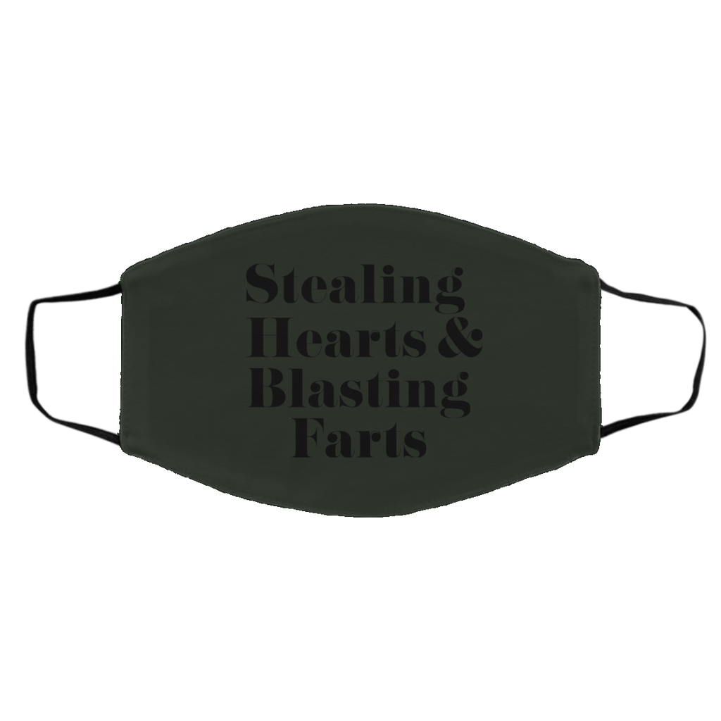 Stealing Hearts & Blasting Farts Face Mask