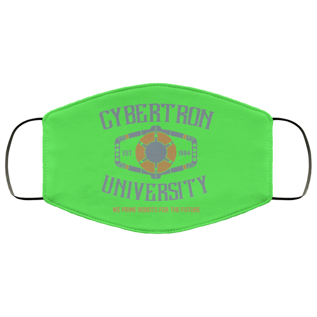 Cybertron University 1984 We Prime Robots For The Future Face Mask