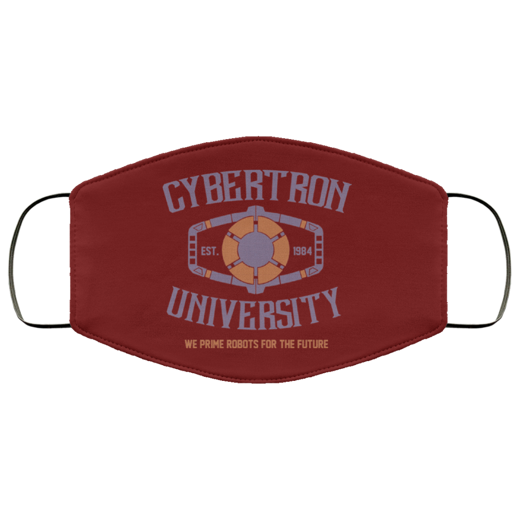 Cybertron University 1984 We Prime Robots For The Future Face Mask
