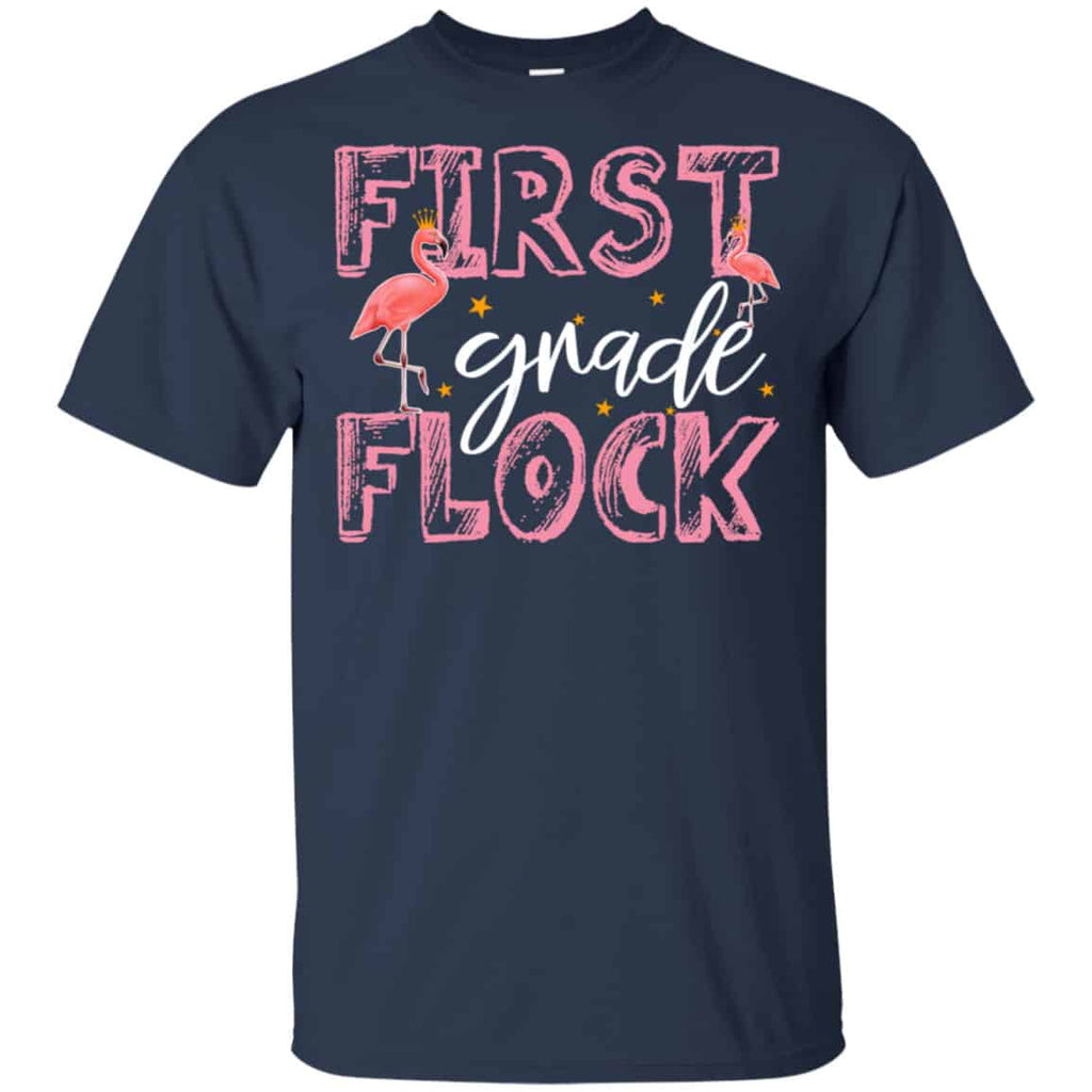 First Grade Flock Back To School Shirt, Hoodie, Tank