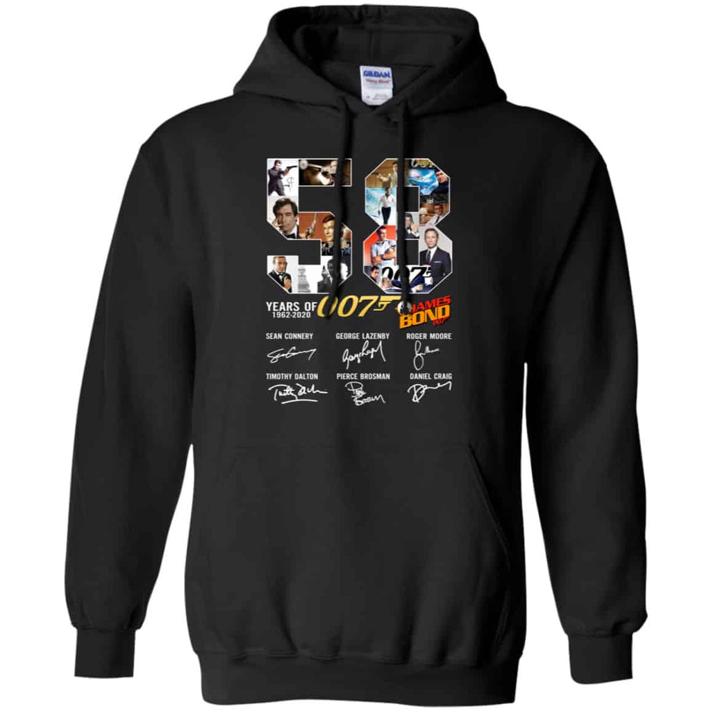 58 Years Of James Bond Anniversary Shirt, Hoodie, Tank