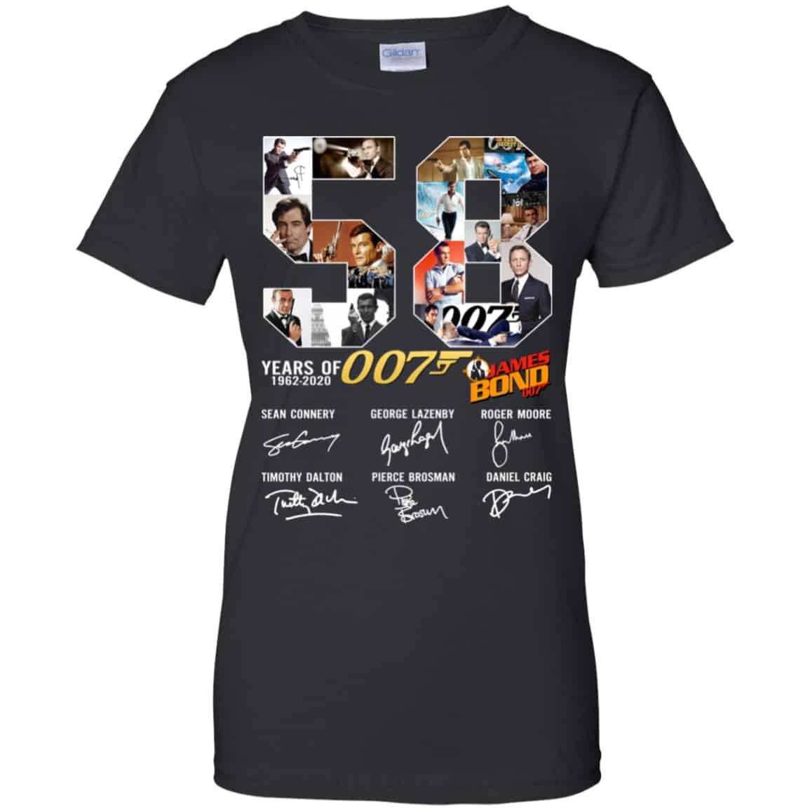 58 Years Of James Bond Anniversary Shirt, Hoodie, Tank