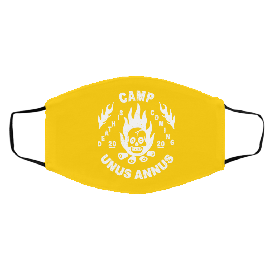 Camp Unus Annus 2020 Death Is Coming Face Mask