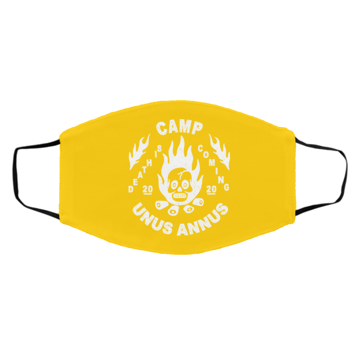 Camp Unus Annus 2020 Death Is Coming Face Mask