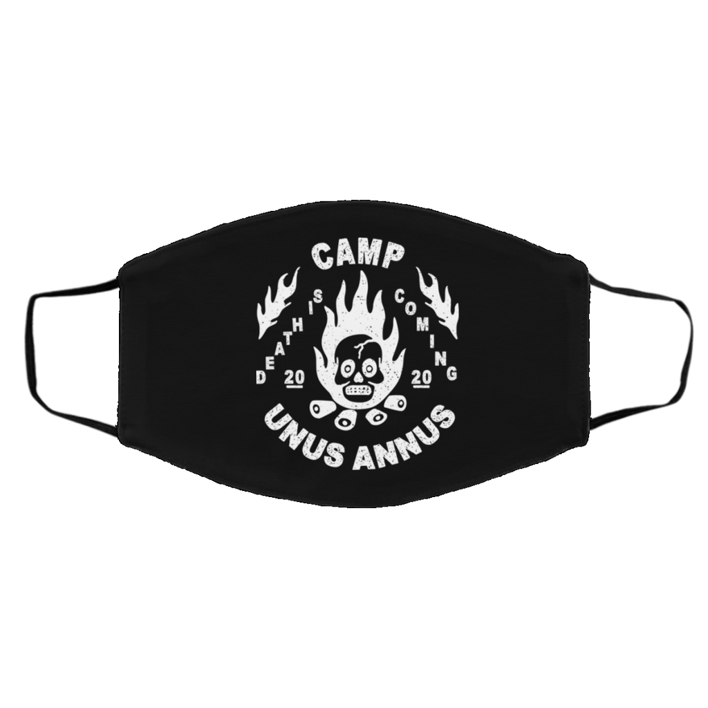 Camp Unus Annus 2020 Death Is Coming Face Mask