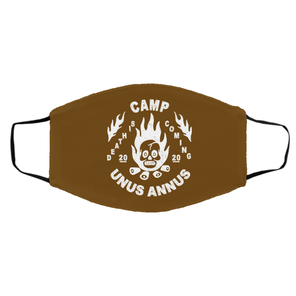 Camp Unus Annus 2020 Death Is Coming Face Mask