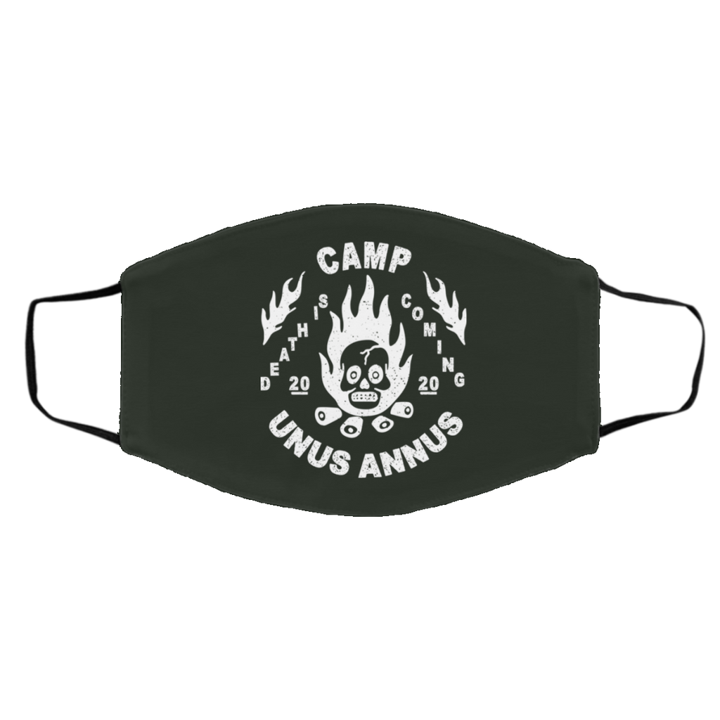 Camp Unus Annus 2020 Death Is Coming Face Mask