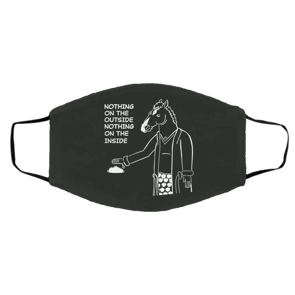 Nothing On The Outside Nothing On The Inside BoJack Horseman Face Mask
