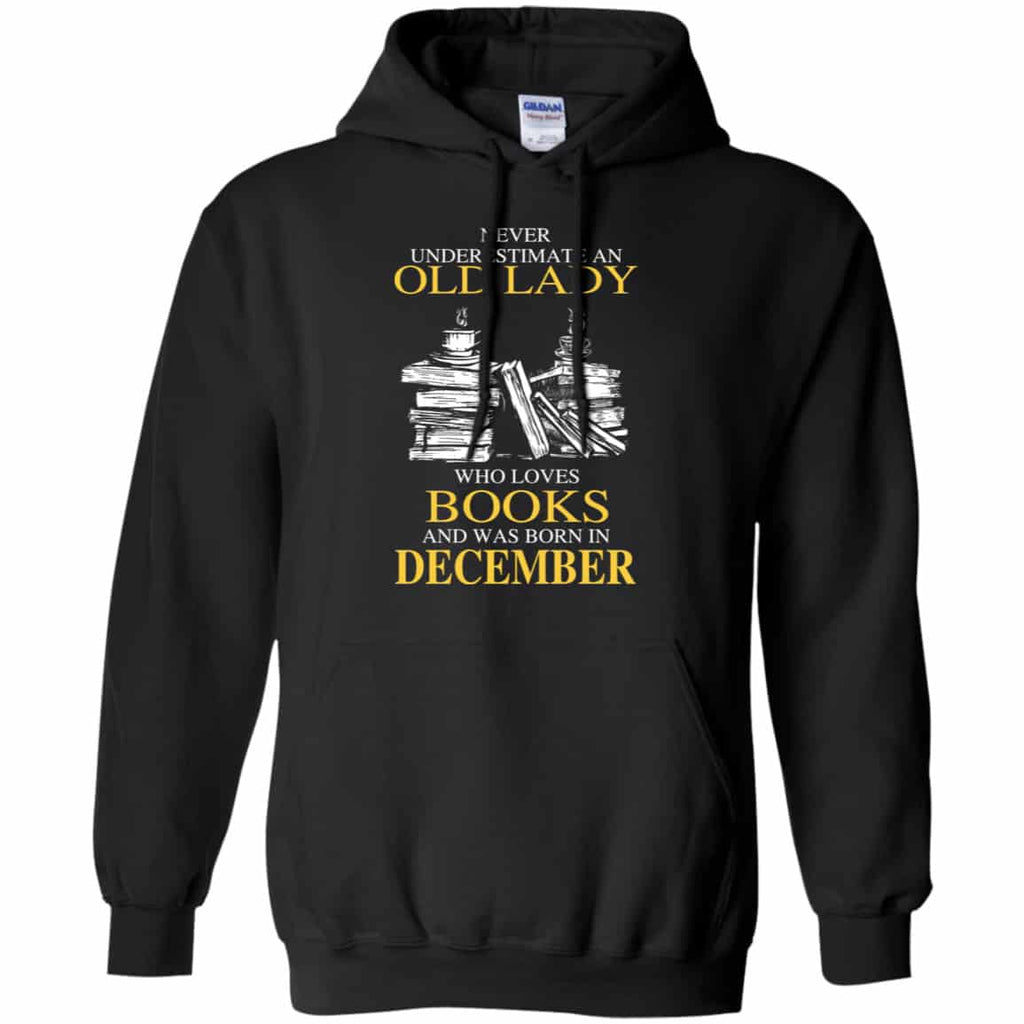 An Old Lady Who Loves Books And Was Born In December Shirt, Hoodie, Tank