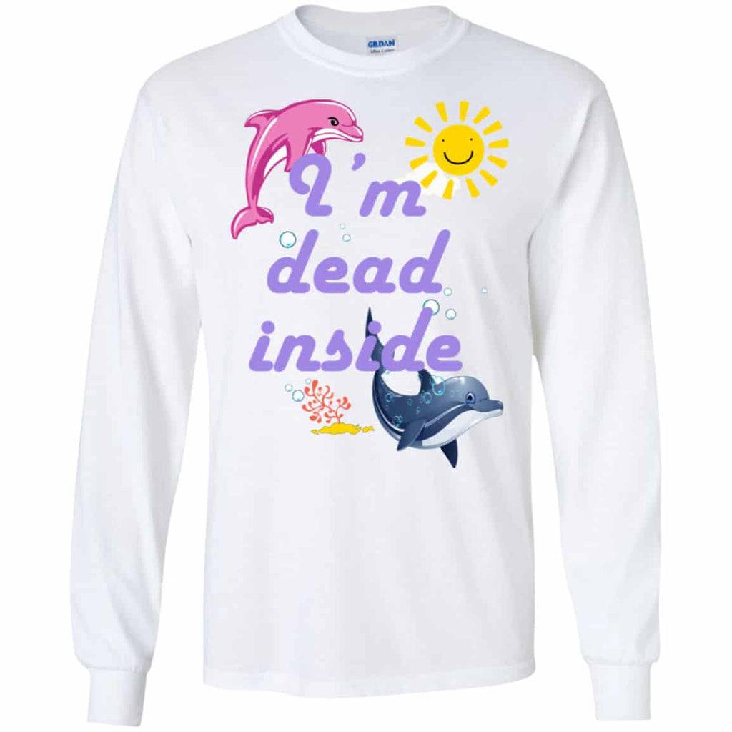I Am Dead Inside Dolphins Shirt, Hoodie, Tank