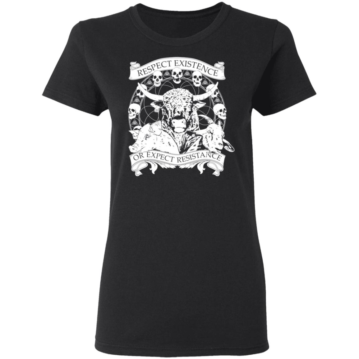 Respect Existence Or Expect Resistance Shirt, Hoodie, Tank