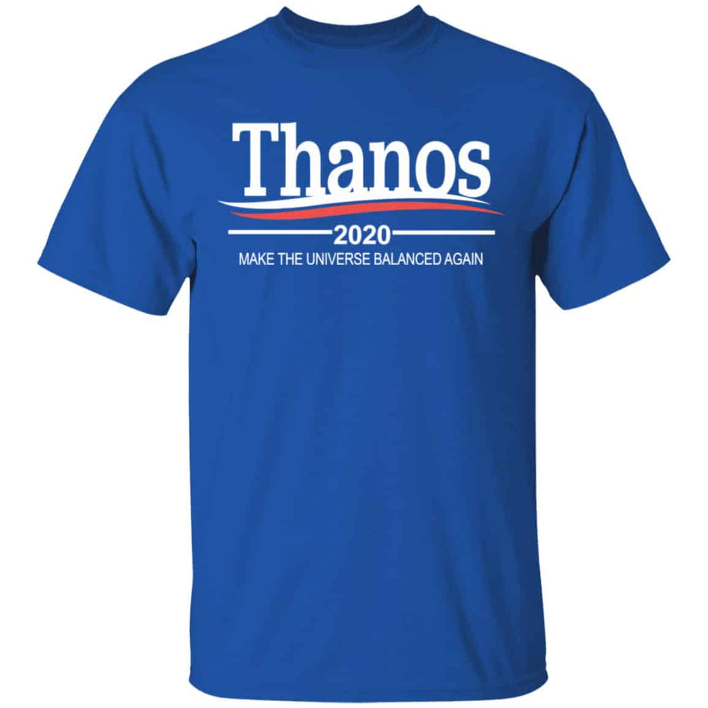 Thanos 2020 Make The Universe Balanced Again Shirt, Hoodie, Tank