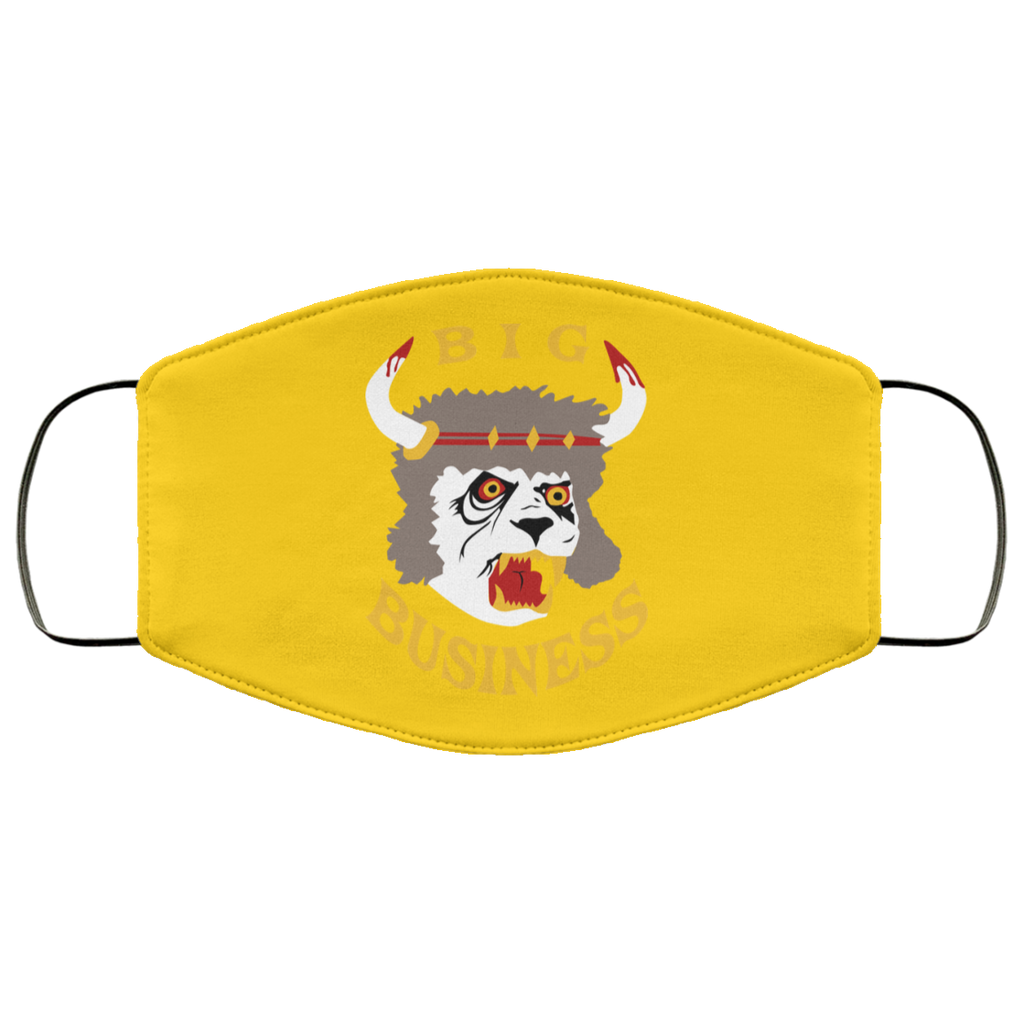 Big Business Official Merch Horns Face Mask