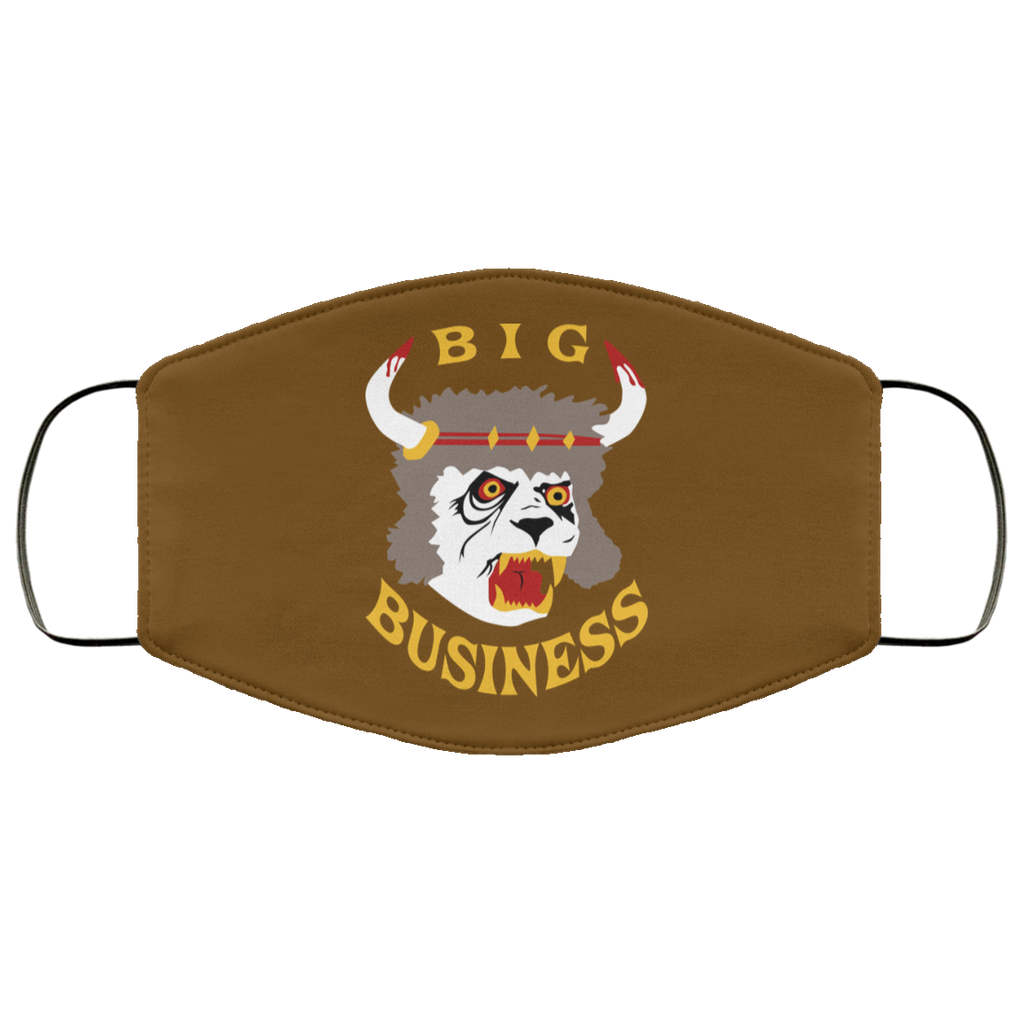 Big Business Official Merch Horns Face Mask