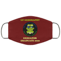 The UF Geography Seniors Geogator Graduate 2020 Face Mask