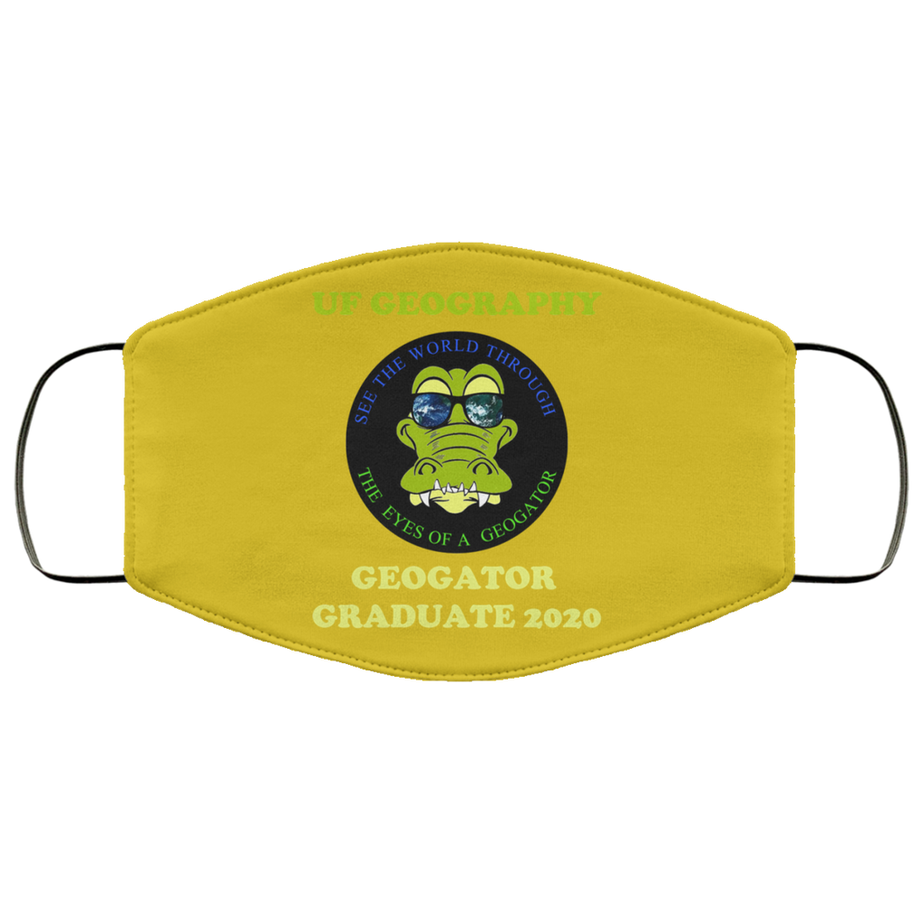 The UF Geography Seniors Geogator Graduate 2020 Face Mask
