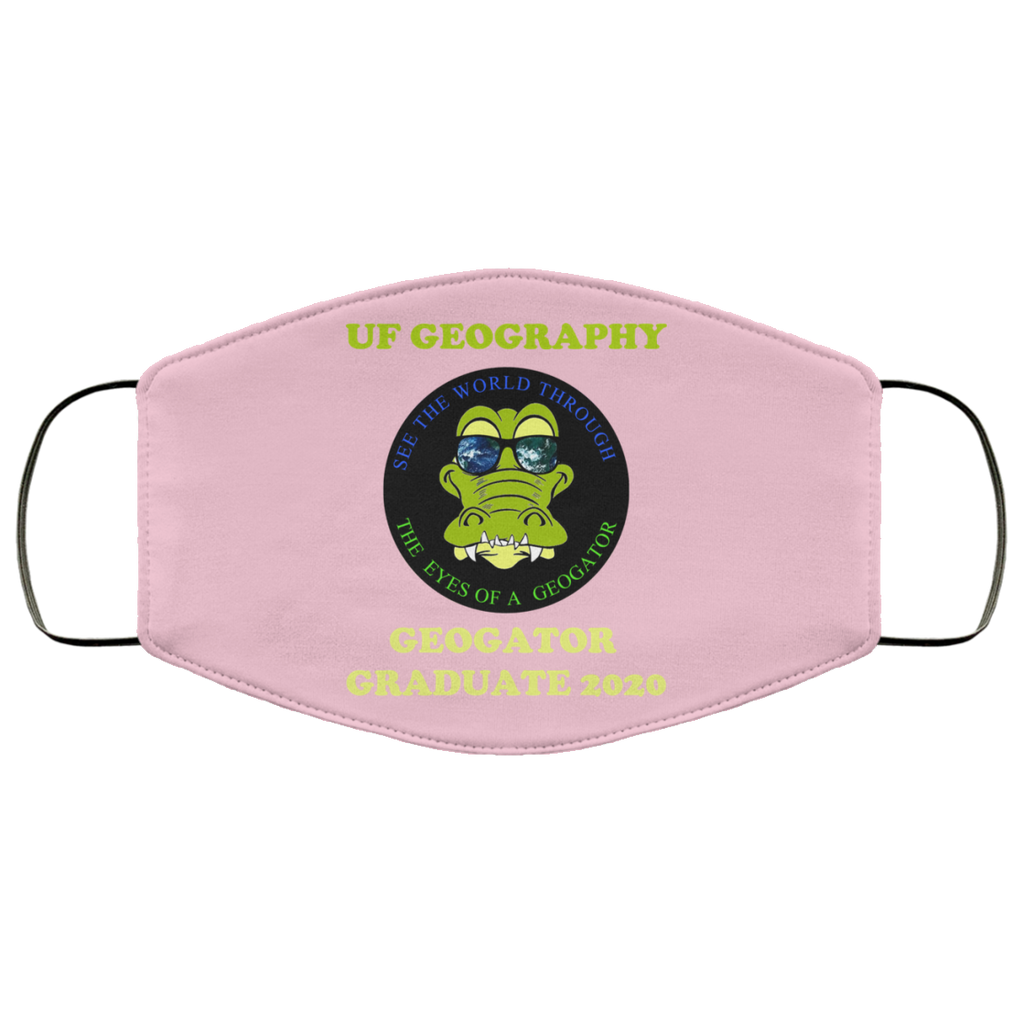 The UF Geography Seniors Geogator Graduate 2020 Face Mask