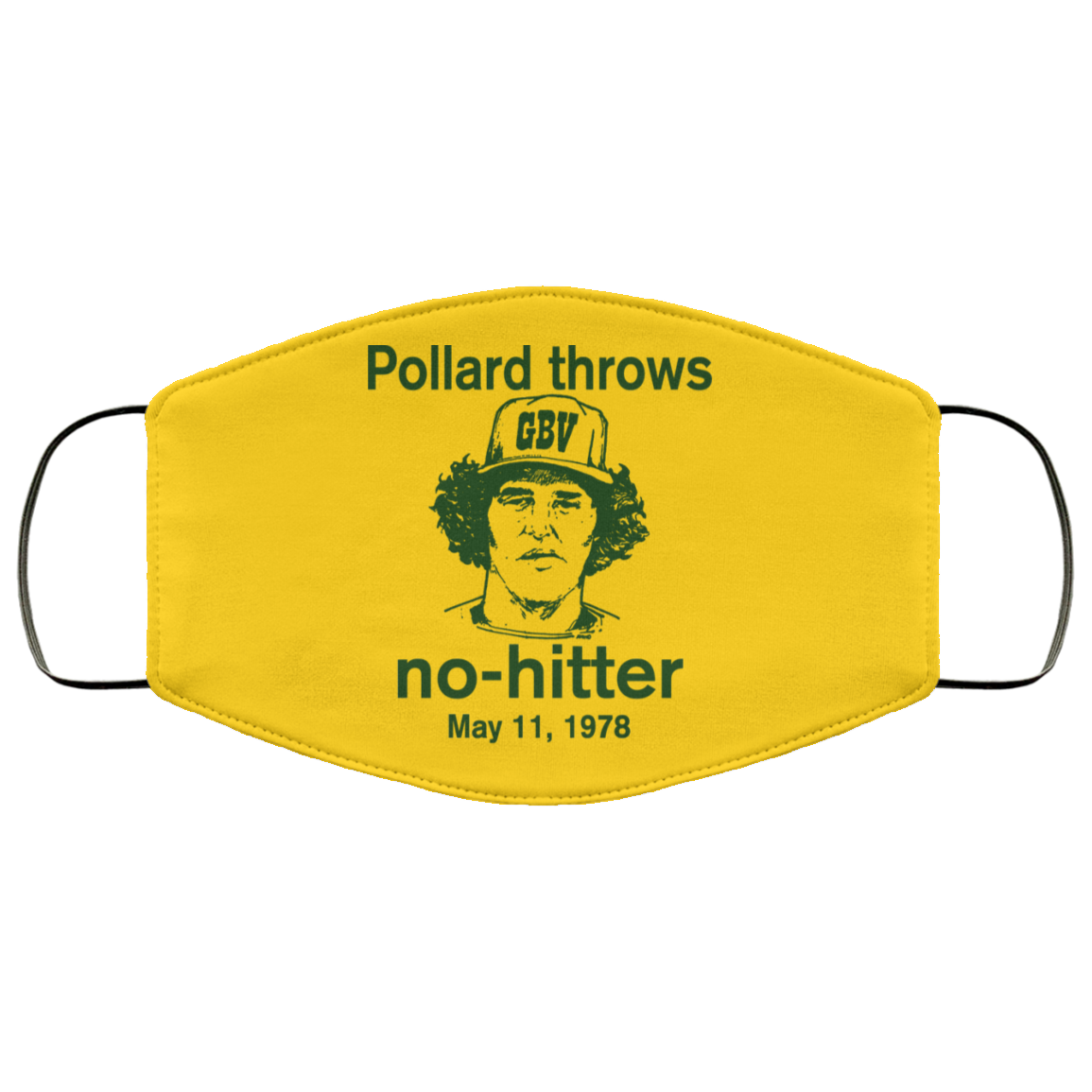 Pollard Throws No-Hitter May 11, 1978 Face Mask