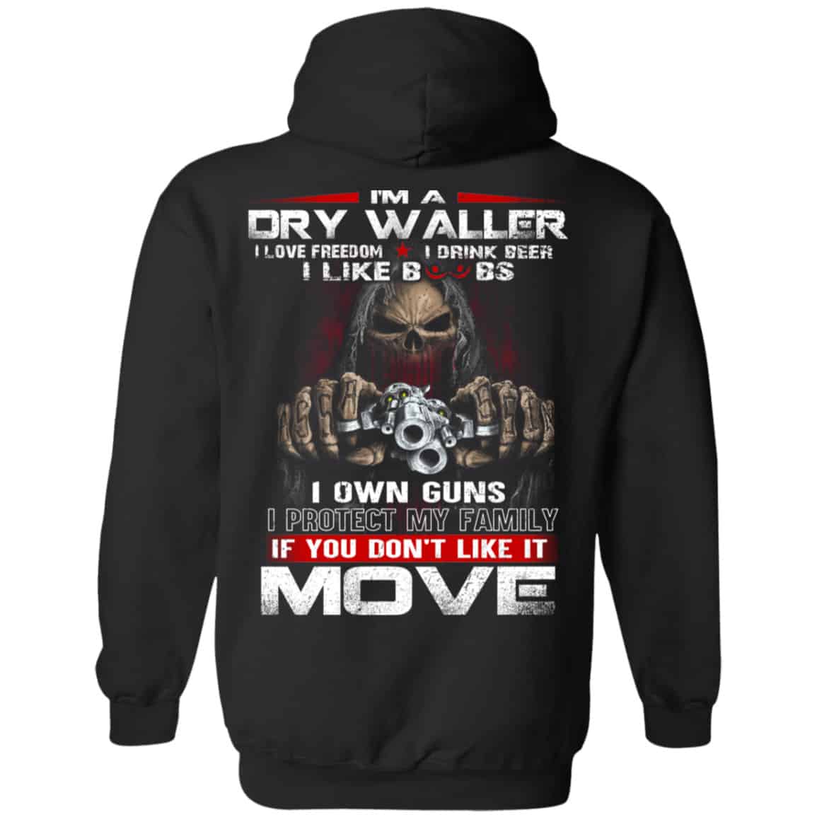 I’m A Dry Waller I Love Freedom I Drink Beer I Like Boobs Shirt, Hoodie, Tank