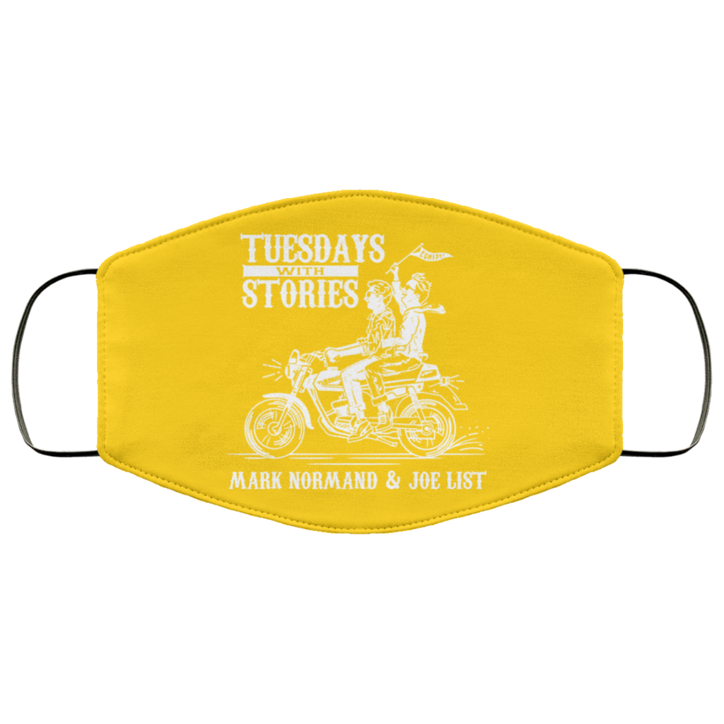Tuesdays With Stories Mark Normand & Joe List Face Mask