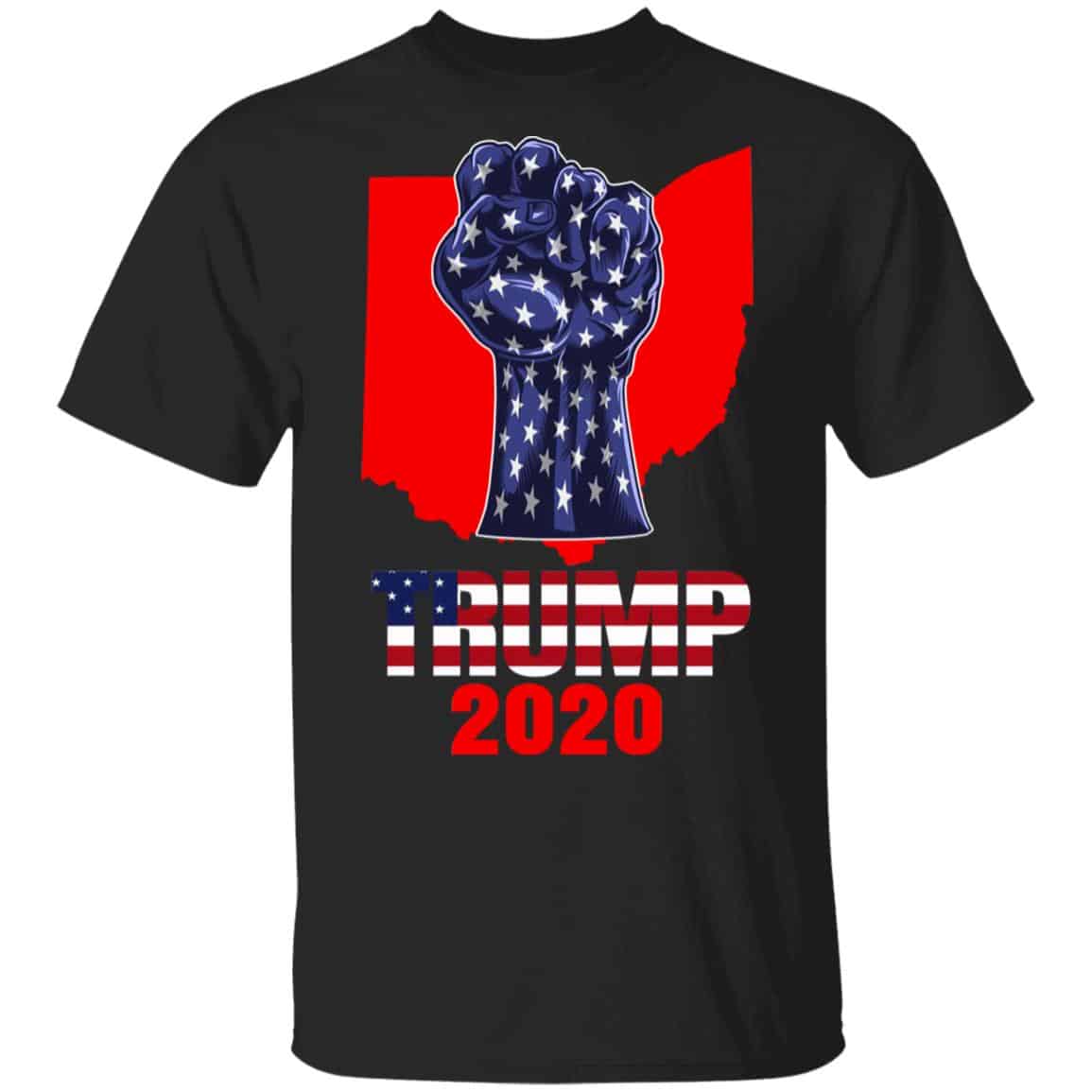 Ohio For President Donald Trump 2020 Election Us Flag Shirt, Hoodie, Tank