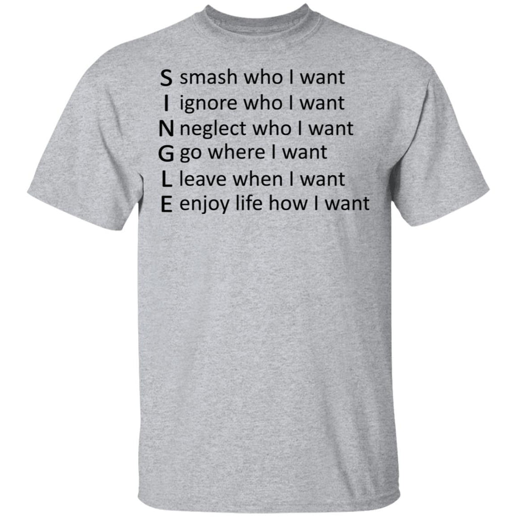 Single Shirt, Hoodie, Tank
