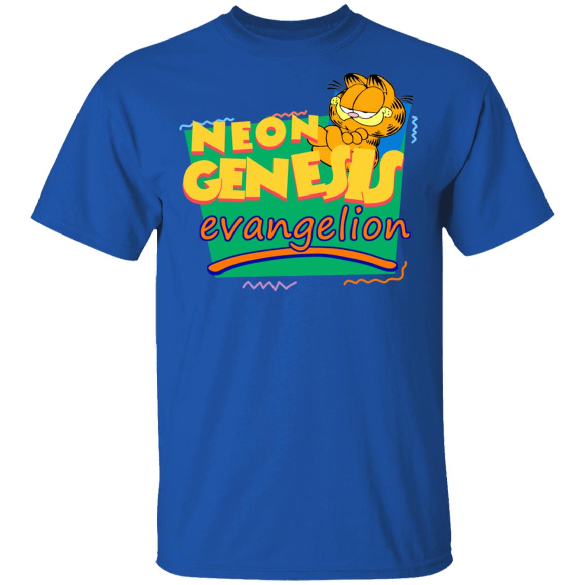 Neon Genesis Evangelion Meets Garfield And Friends Shirt, Hoodie, Tank