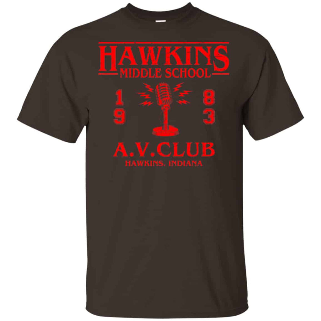 Hawkins Middle Schools 1983 A.V. Club Shirt, Hoodie, Tank