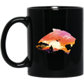 Wakanda Sunset Black Mug