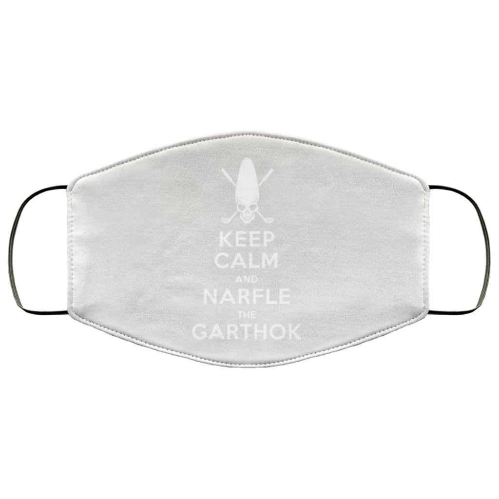 Keep Calm And Narfle The Garthok Face Mask