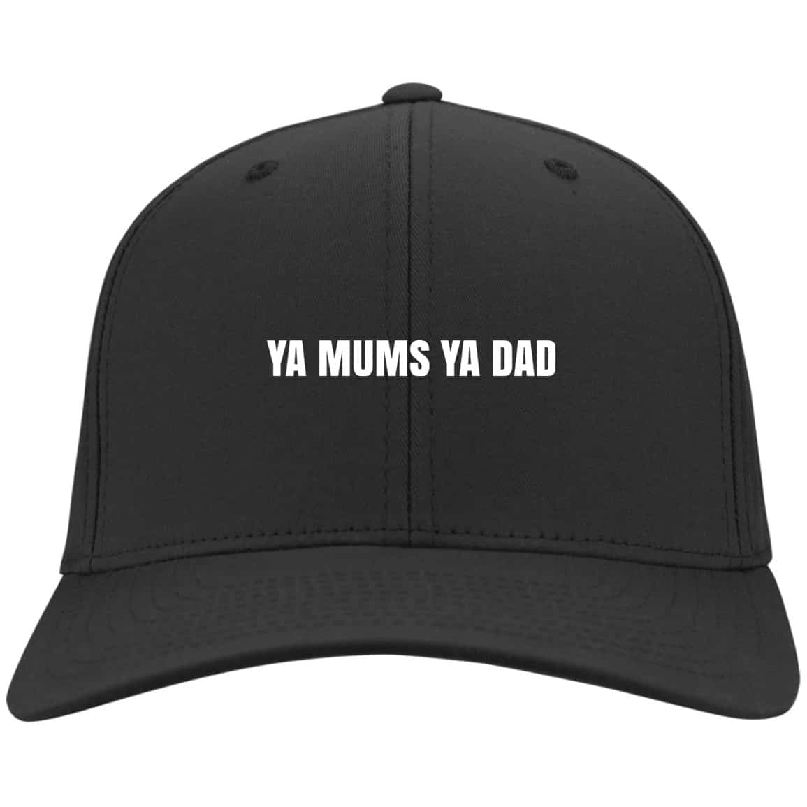 Ya Mums Ya Dad Hat Black Dad Hat