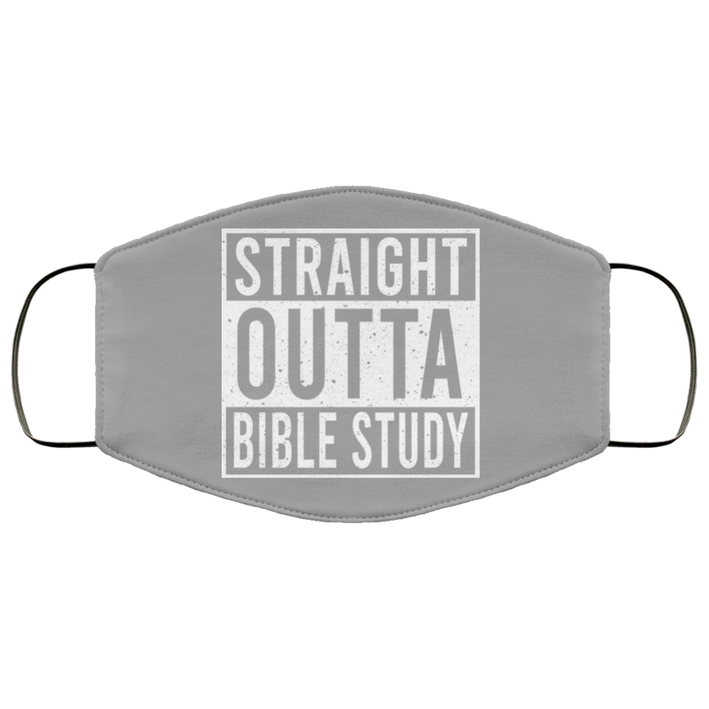 Straight Outta Bible Study Face Mask