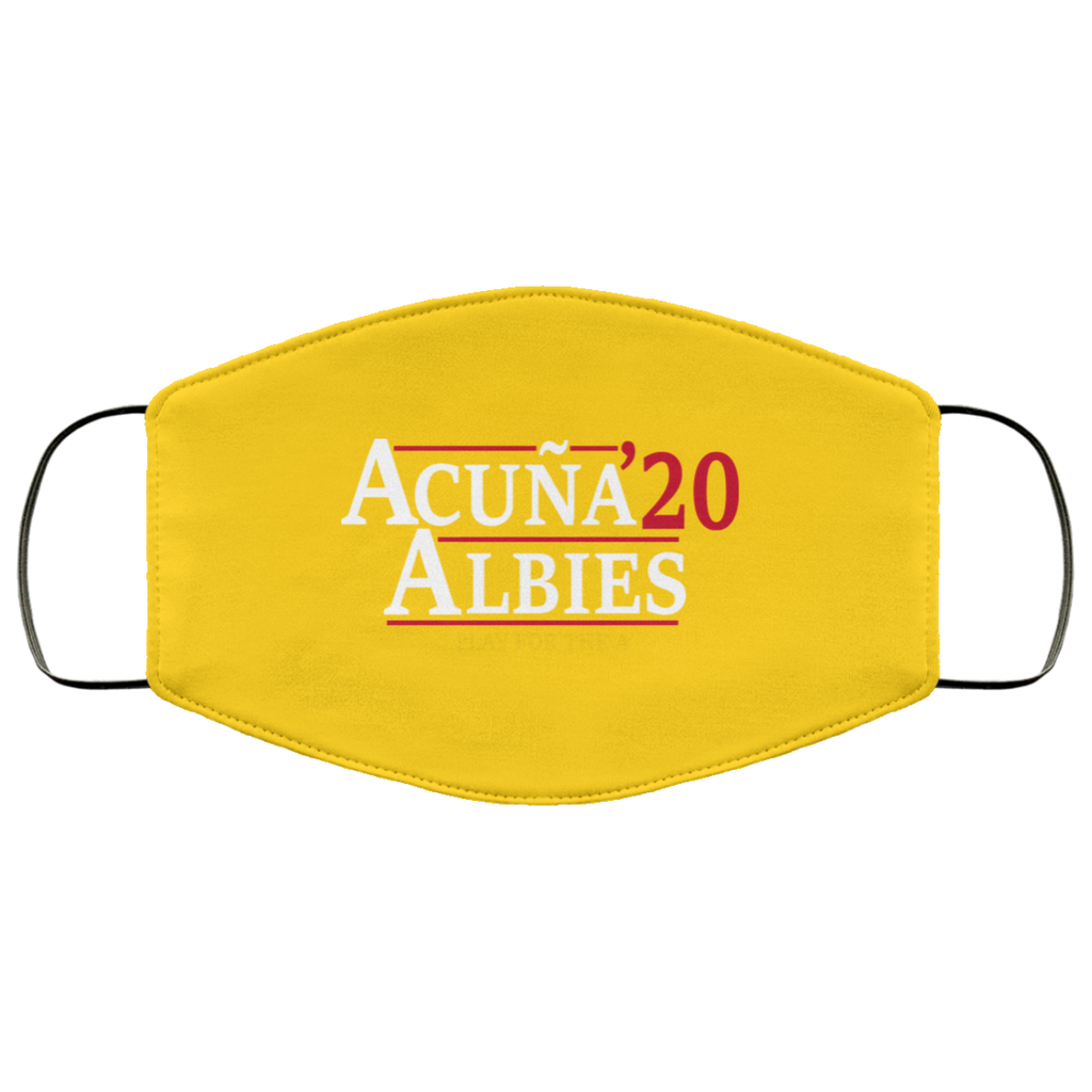 Acuna Albies 2020 Play For The A Face Mask