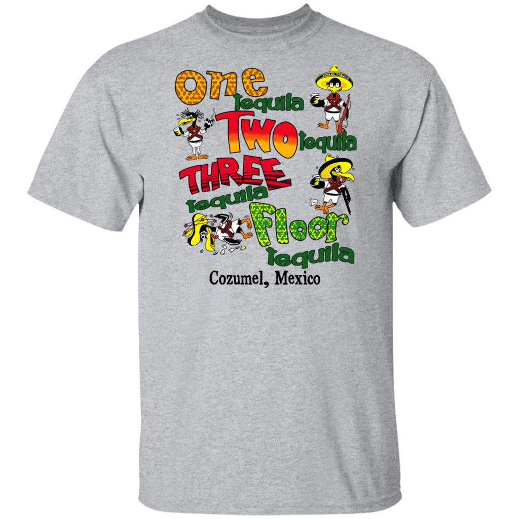 One Tequila Two Tequila Three Tequila Floor Mexico Shirt, Hoodie, Tank
