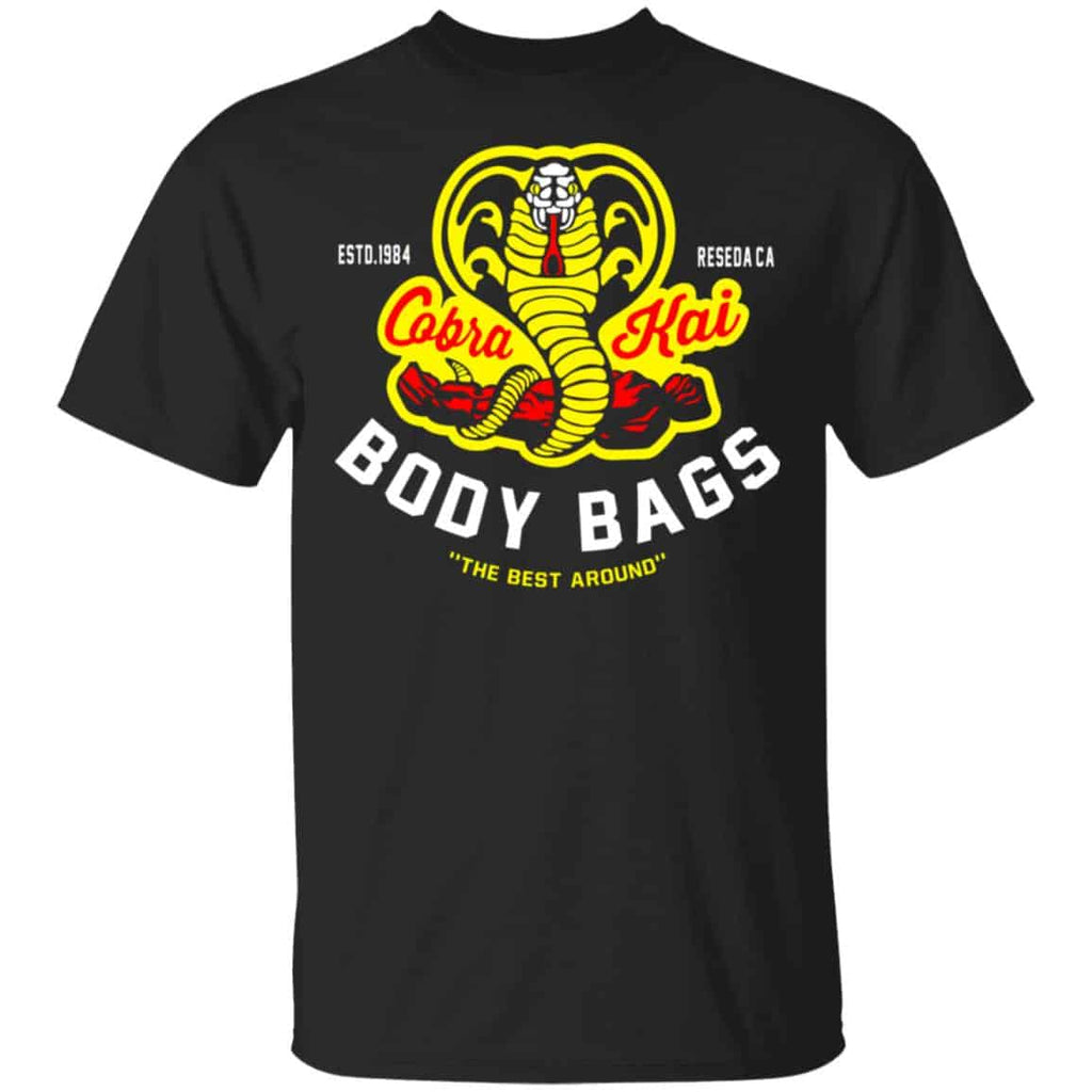 Cobra Kai Body Bags Karate Kid Parody Fan Art Shirt, Hoodie, Tank