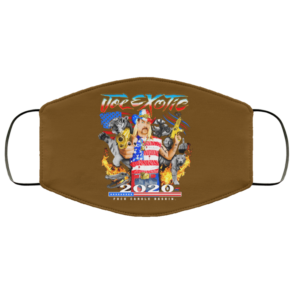 Joe Exotic 2020 President Fuck Carole Baskin Tiger King Face Mask
