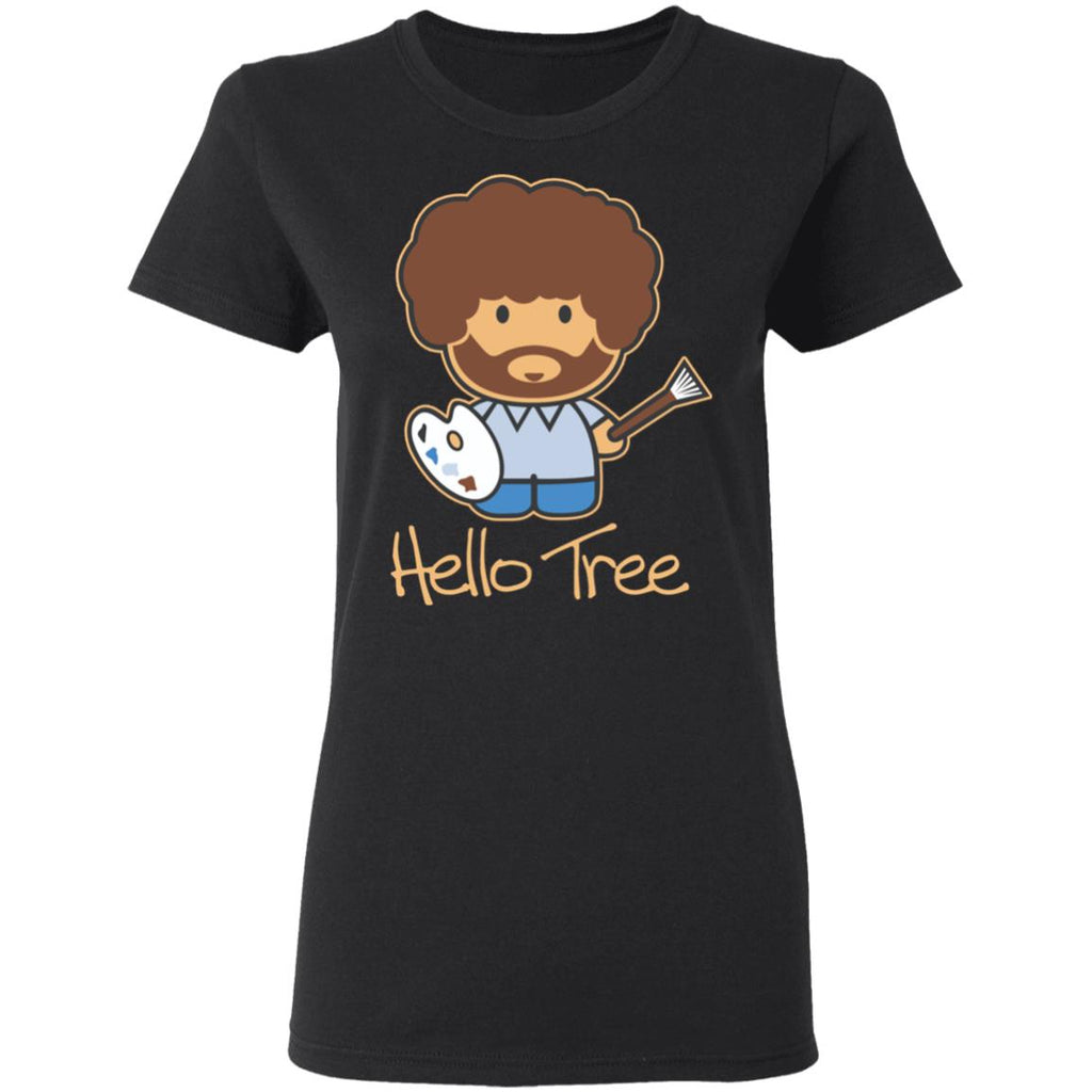 Hello Tree Bob Ross Shirt, Hoodie, Tank