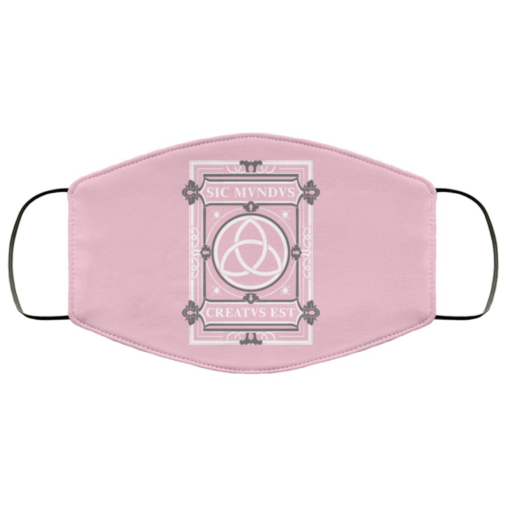 Sic Mvndvs Creatvs Est Sic Mundus Creatus Sci Fi Face Mask