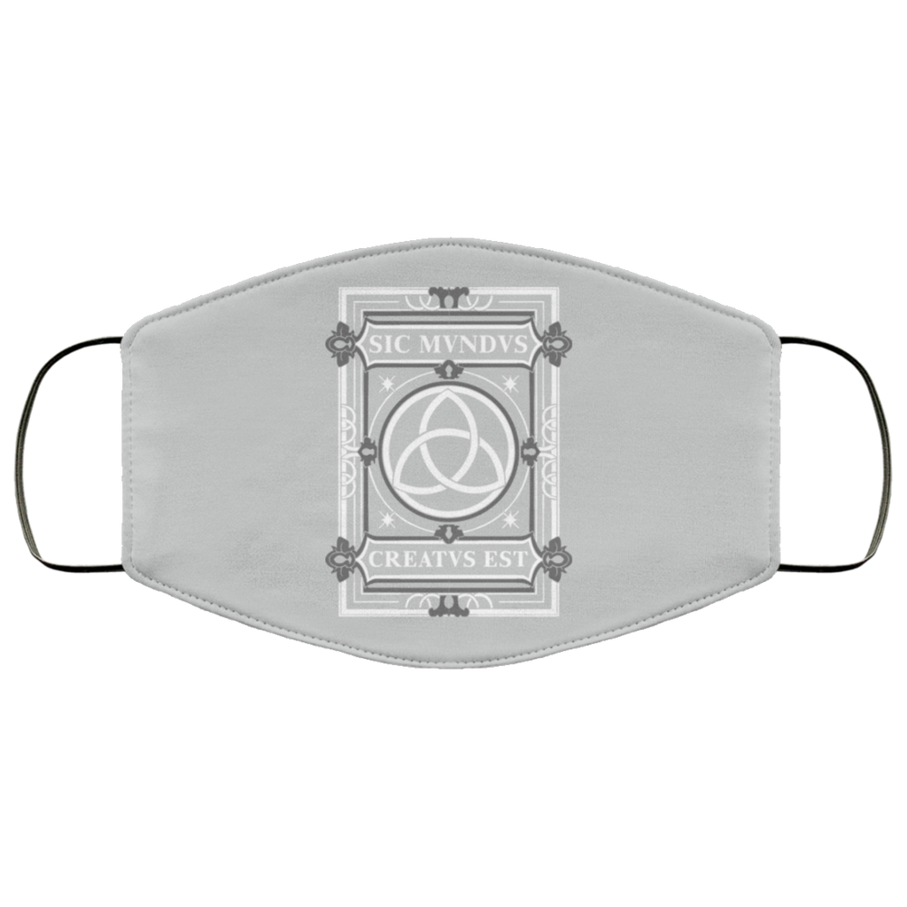 Sic Mvndvs Creatvs Est Sic Mundus Creatus Sci Fi Face Mask
