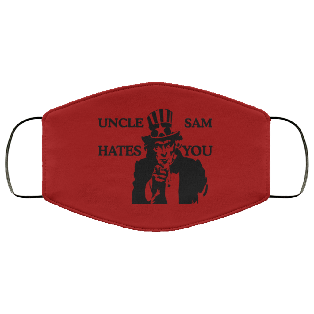 Uncle Sam Hates You Face Mask