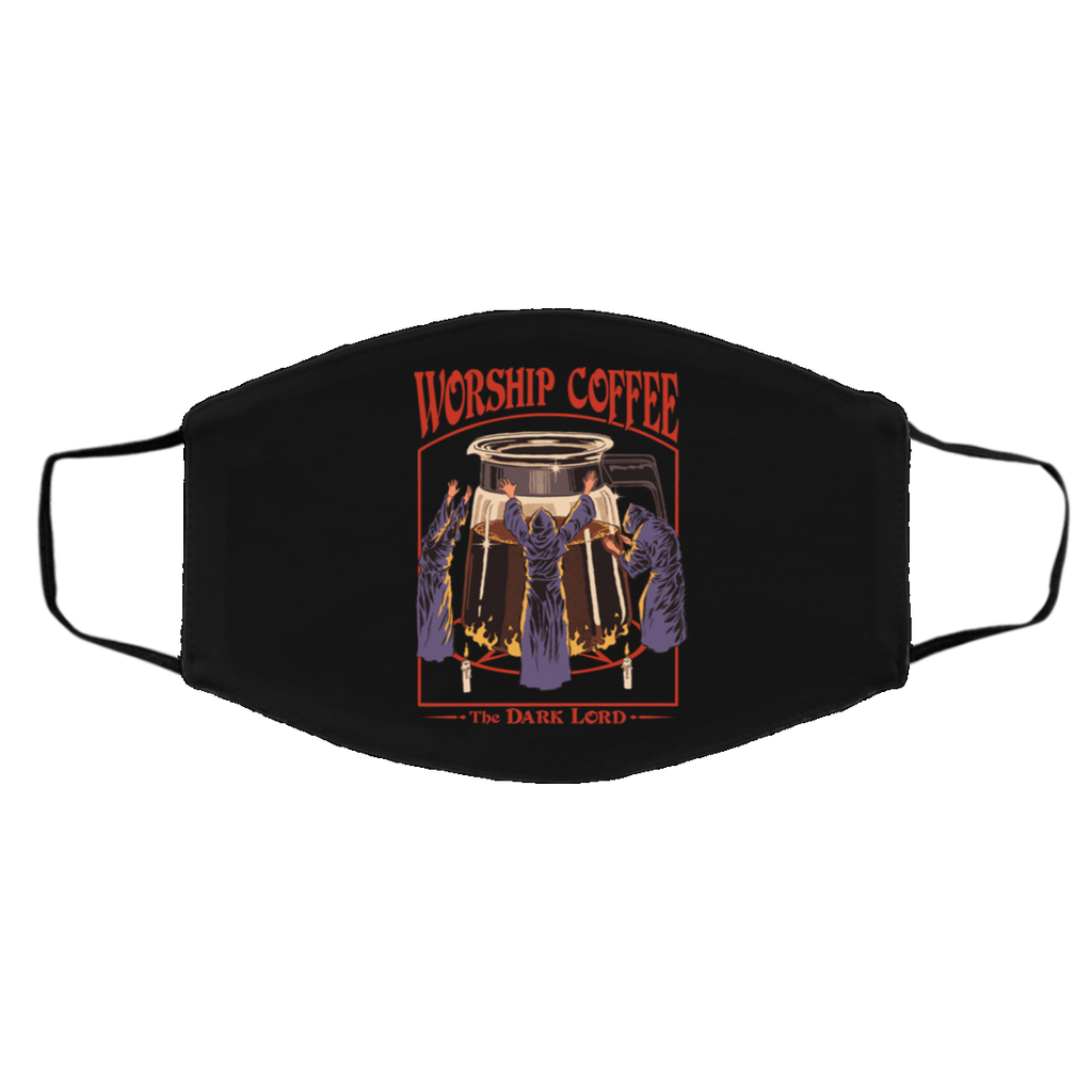 Worship Coffee The Dark Lord Face Mask