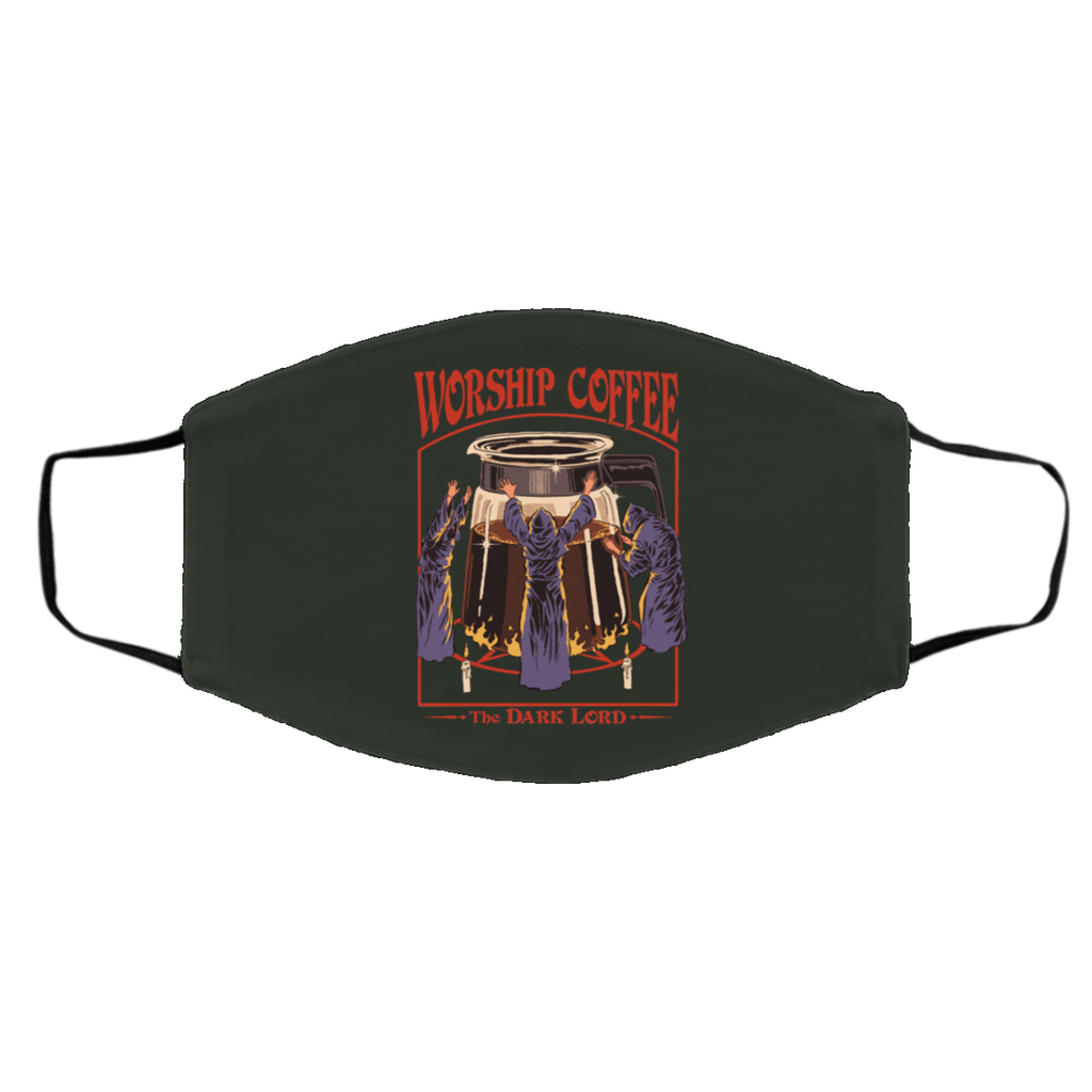 Worship Coffee The Dark Lord Face Mask