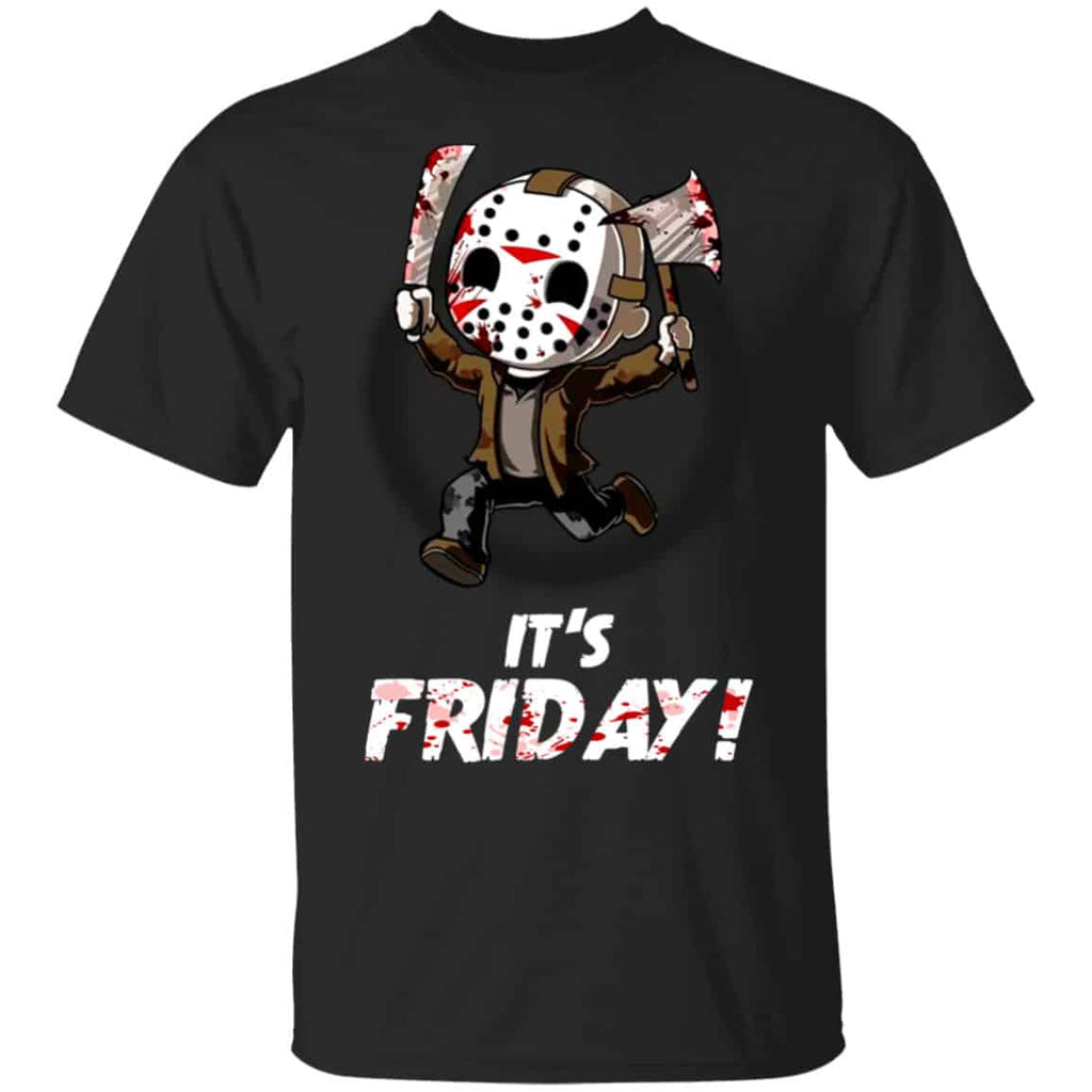 It’s Friday Funny Halloween Horror Graphic Shirt, Hoodie, Tank