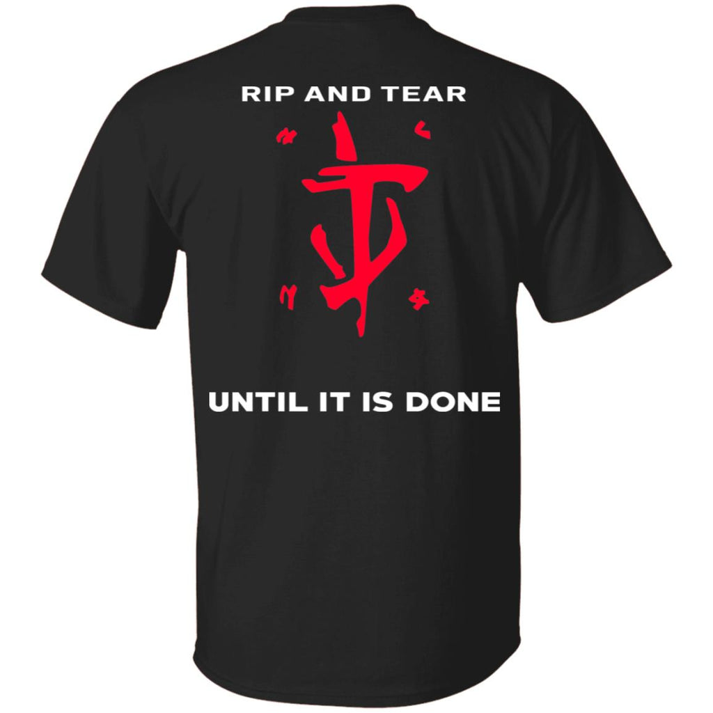Doom Eternal Rip And Tear Until It Is Done Shirt, Hoodie, Tank