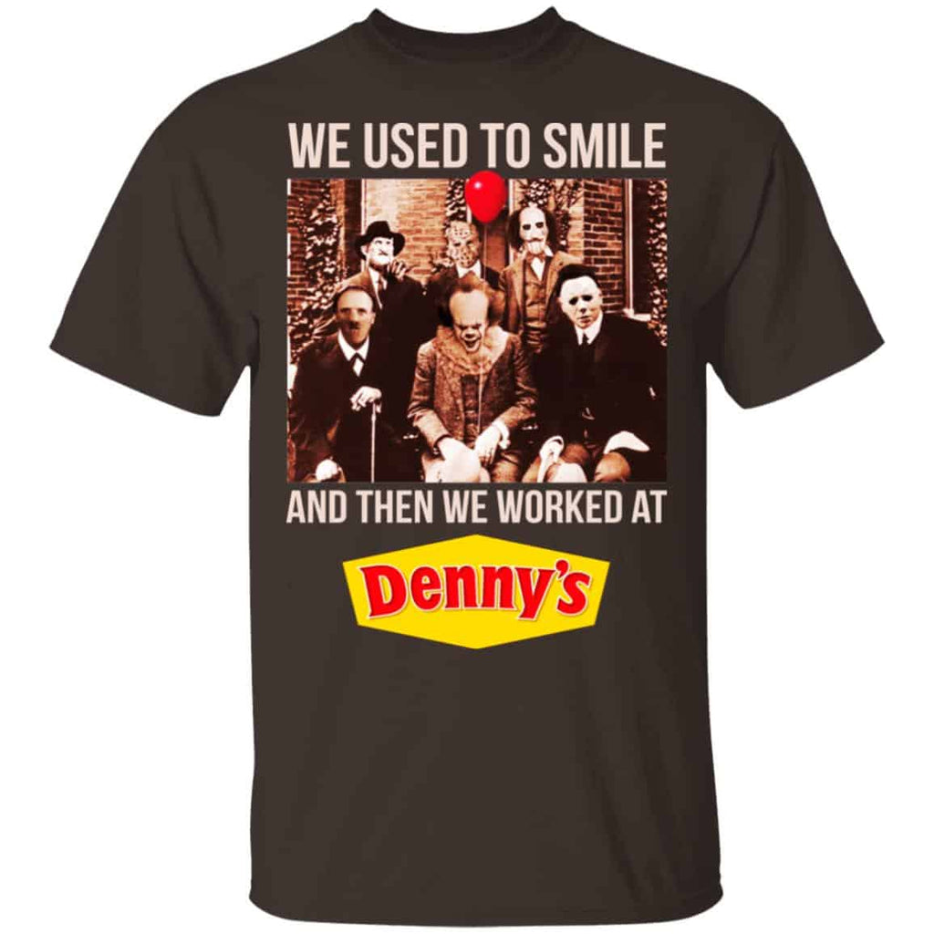 We Used To Smile And Then We Worked At Denny’s Halloween Shirt, Hoodie, Tank