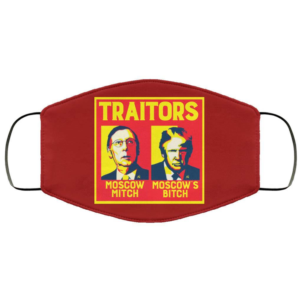 Traitors Ditch Moscow Mitch Face Mask