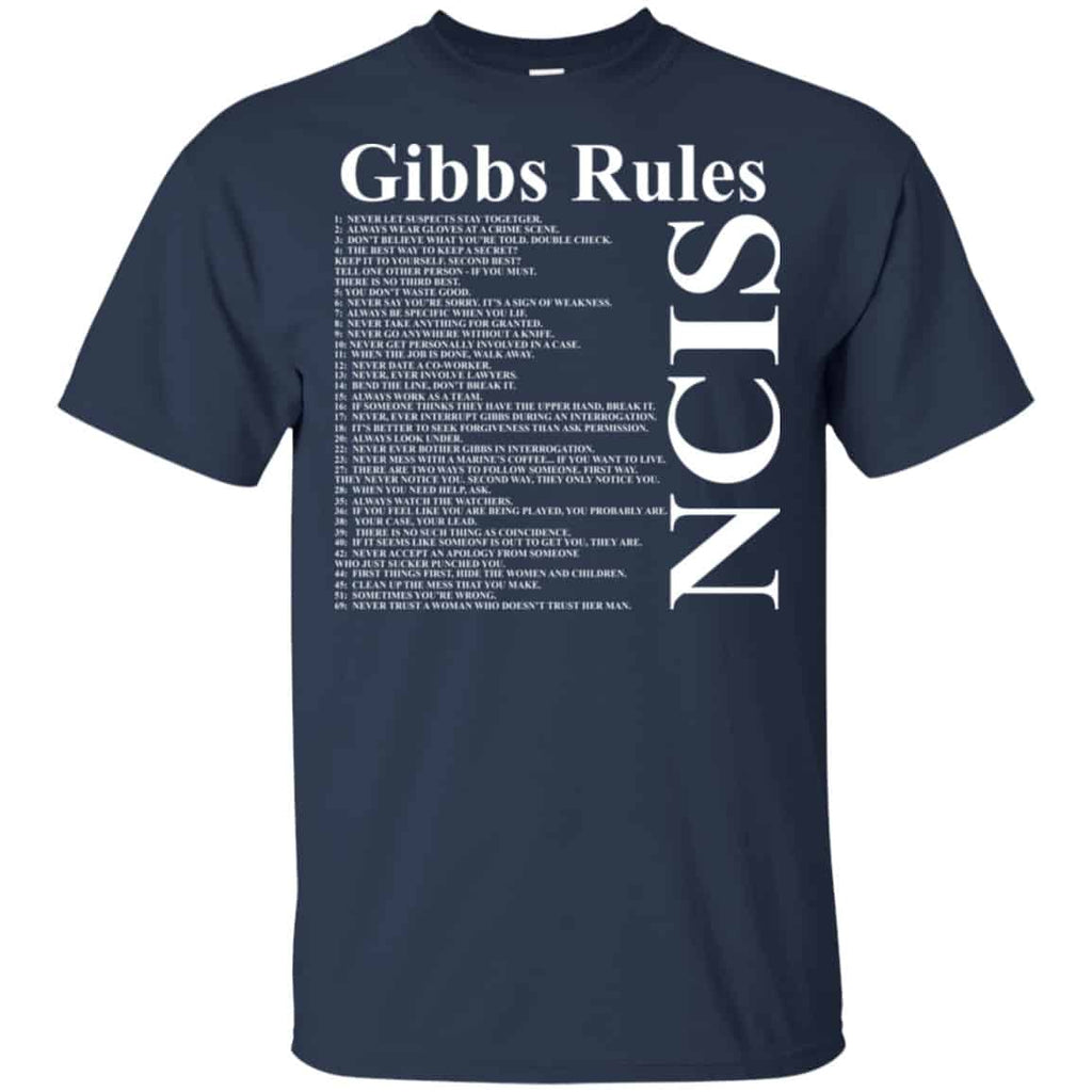 NCIS Gibbs Rules Shirt, Hoodie, Tank