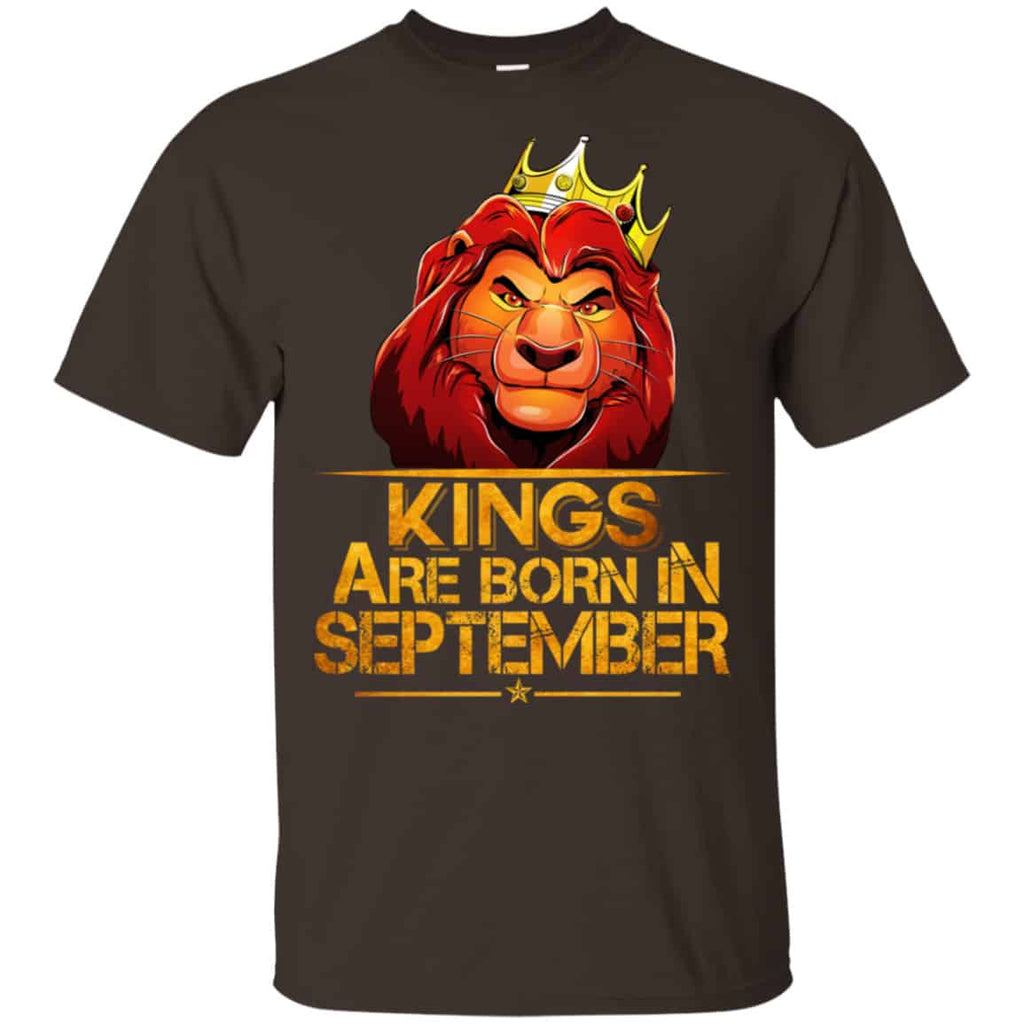 Lion King Are Born In September Shirt, Hoodie, Tank