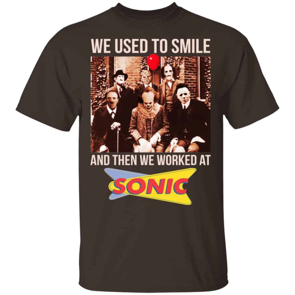 We Used To Smile And Then We Worked At Sonic Drive-In Shirt, Hoodie, Tank
