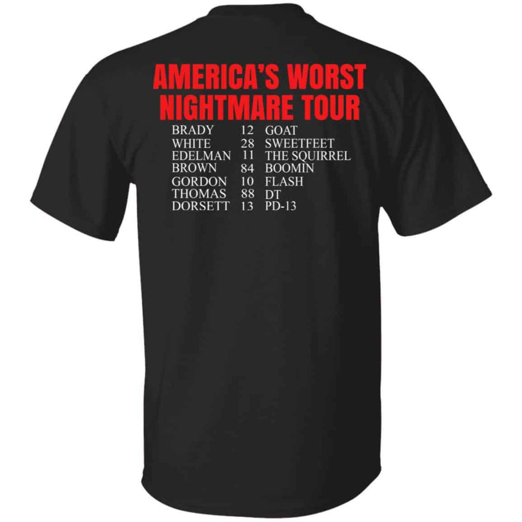 Bill’s Plan America’s Worst Nightmare Tour Brady Goat White Sweetfeet Edelman The Squirrel Shirt